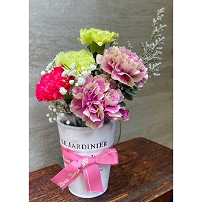 MD52 康乃馨母親節花桶 (上環店自取)